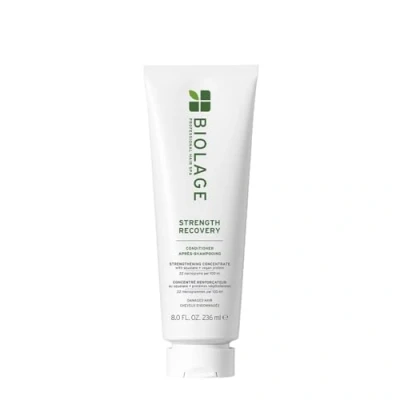 Abbildung von Biolage Restrukturierender Conditioner für beschädigtes Haar, stärkende Wirkung, angereichert mit veganem Squalan, Strenght Recovery, 236 ml