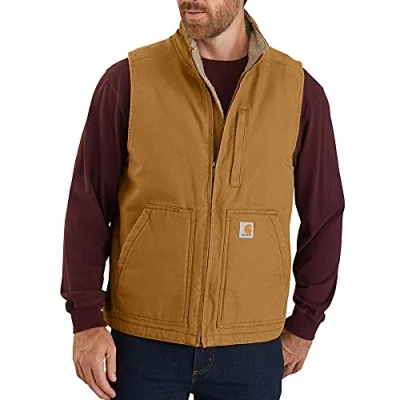Abbildung von Carhartt Men&#039;s Sherpa Lined Mock Neck Vest