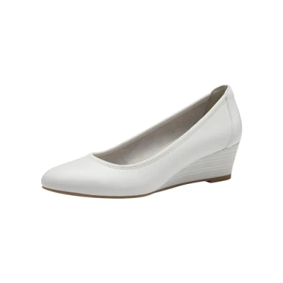 Abbildung von Tamaris Keilpumps, Damen, Größe: 37, White Schuhe