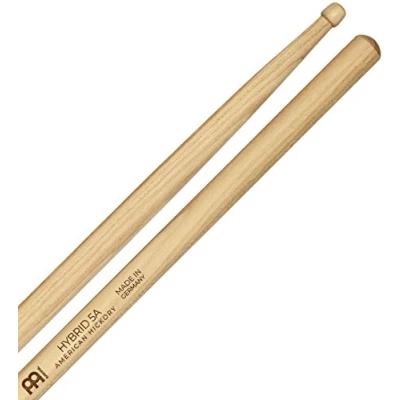 Abbildung von Meinl Stick &amp; Brush 5A Hybrid Drumsticks (16,25 Zoll) American Hickory Schlagzeug Sticks (SB106)