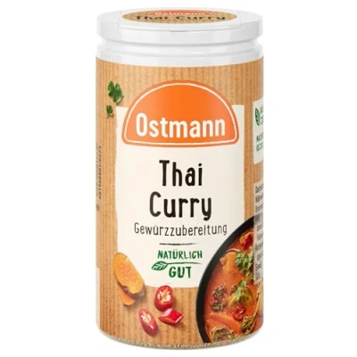 Abbildung von Ostmann Gewürze Thai Curry Gewürzzubereitung Nachfüllbare &amp; recyclebare Verpackung 40 g in der Streudose