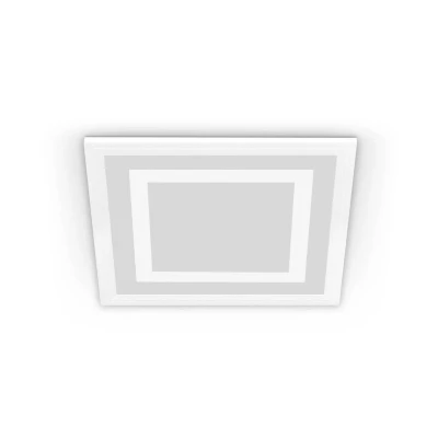Abbildung von TELEFUNKEN LED Panel, Deckenleuchte, Deckenlampe dimmbar, inkl. Fernbedienung, RGB Funktion, 18 Watt, 1600lm, Timerfunktion, 295x295x55mm (LxBxH)