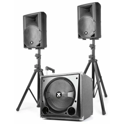 Abbildung von Vonyx VX800BT 2.1 Aktiv Lautsprecherset mit Bluetooth