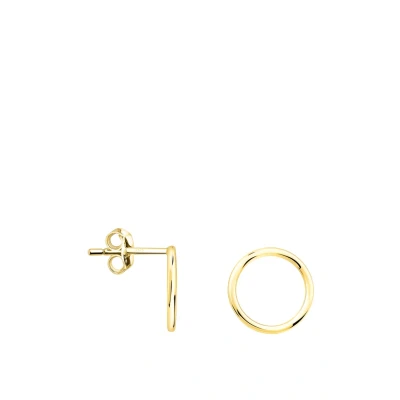 Abbildung von SOFIA MILANI Damen Ohrringe 925 Silber vergoldet/golden Kreis Ohrstecker E2531