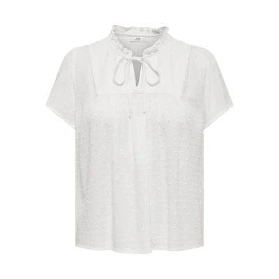 Abbildung von JDY LIMA LIFE S/S WVN Tshirt print, Damen, Größe: 38, Cloud dancer