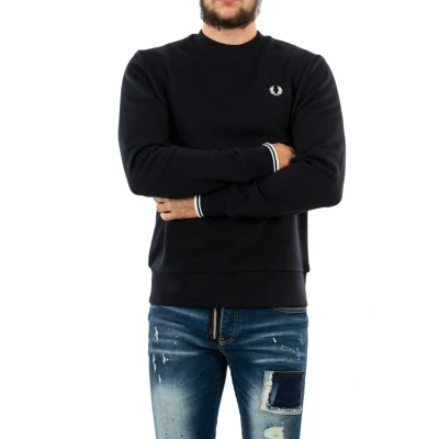 Abbildung von Fred Perry Sweatshirt, Herren, Größe: Large, Bleu