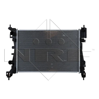 Abbildung von NRF 55341 Kühler, Motorkühlung Aluminium 537 358 26 Kühlrippen gelötet OPEL: Corsa D Schrägheck