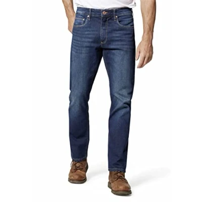 Abbildung von HERO by John Medoox 5 Pocket Jeans &quot;Denver Regular Straight Stretch&quot;, Fit Casual Clean Wash Denim für Herren