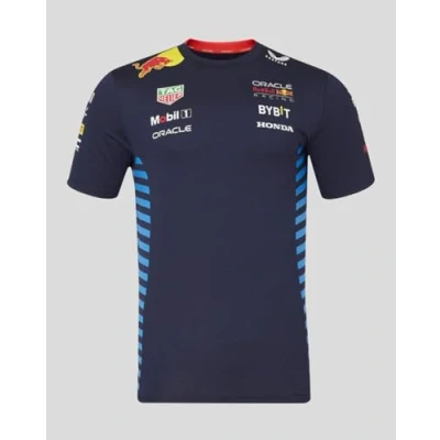 Abbildung von Castore Red Bull Racing F1 Herren 2024 Team T Shirt, Marineblau, 4X Groß