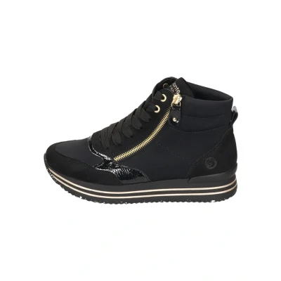 Abbildung von Remonte Schnürstiefelette, Damen, Größe: 37, Schwarz Schuhe