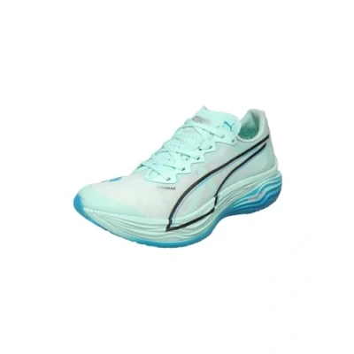 Abbildung von Puma Herren Deviate Nitro Elite 3 Laufschuhe Wettkampfschuh Mint Melt Speed Blue 44,5