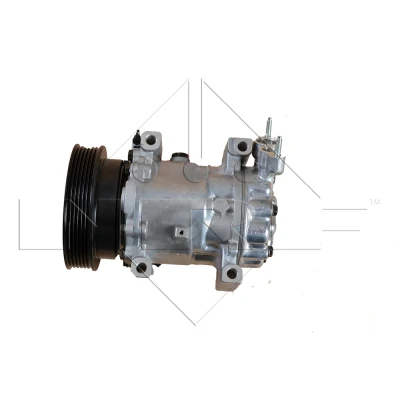 Abbildung von NRF EASY FIT 32259 Kompressor SD6V12 12 PAG 46 mit Kompressoröl, Dichtring RENAULT: MEGANE 1, Kangoo I, CLIO 2