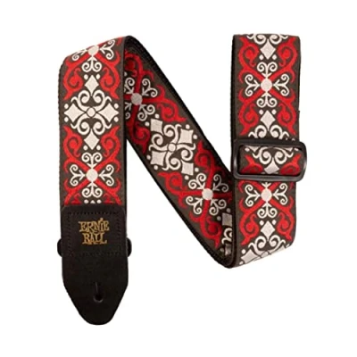 Abbildung von Ernie Ball Jacquard Gitarrengurt Red Trellis