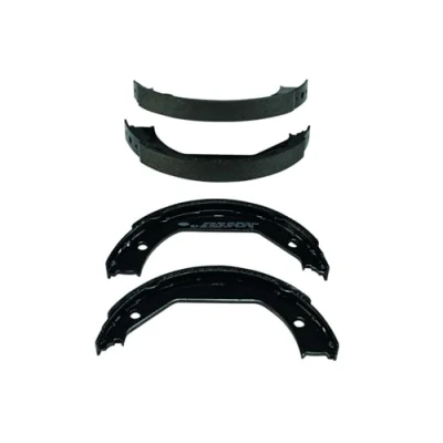Abbildung von HELLA 8DA 355 050 381 Handbremsbeläge ohne Handbremshebel BMW: 3 Cabrio, Limousine, Coupe