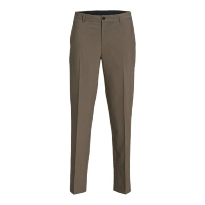 Abbildung von JACK&amp;JONES Herren Jprbushwick Harry Trouser Slim Anzughose, Greige/Checks:Slim FIT, 32