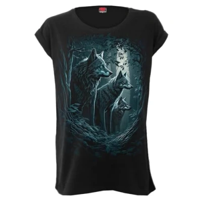 Abbildung von Spiral Forest Guardians Frauen T Shirt schwarz L 95% Baumwolle, 5% Elasthan Gothic