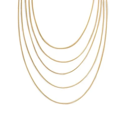 Abbildung von SINGULARU Cleopatra Halskette. Edelstahl mit 18 Kt Vergoldeter Beschichtung. Schmuck für Damen.