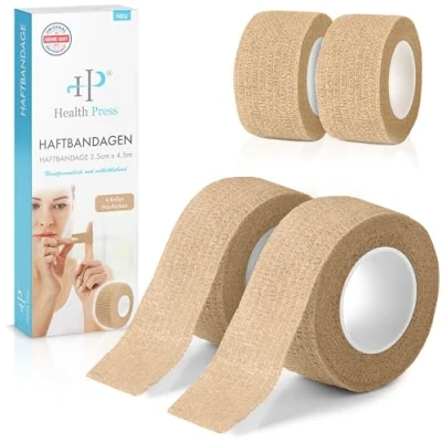Abbildung von Health Press® Elastisches Fingerpflaster 2,5cm x 4,5m 4 St