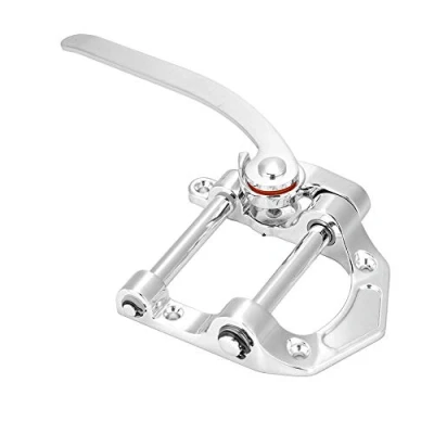 Abbildung von Gitarre Vibrato, Vibrato Saitenhalter Tremolo für SG LP Jazz Gitarren Musikinstrument(Silber)