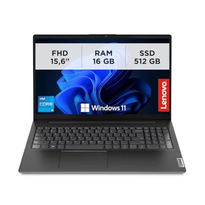Abbildung von Lenovo Notebook V15 G4 IRU 15,6 Zoll i5 13420H 3,4 GHz RAM 16 GB SSD 512 NVMe Win 11 Prof Black (83A100A6IX) Marke
