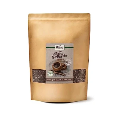 Abbildung von Biojoy BIO Chiasamen ganz (2 kg), Chia Samen schwarz, naturbelassen (Salvia hispanica)