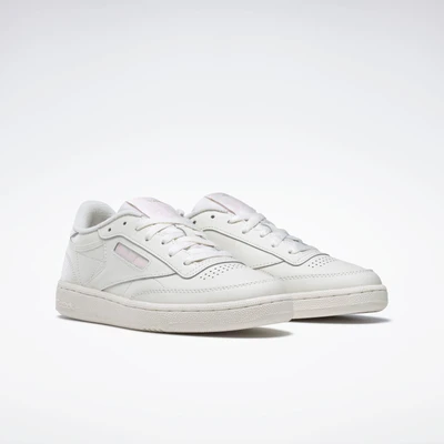 Abbildung von Reebok Classic CLUB C 85 Sneaker low, Damen, Größe: 36, Chalk/porcelain pink Leder