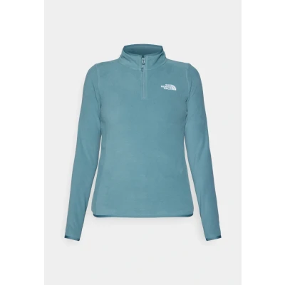 Abbildung von The North Face 100 Glacier 1/4 ZIP Fleecepullover, Damen, Größe: XS, Stormy blue
