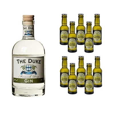 Abbildung von The Duke Munich Dry Gin (1 x 0.7 l) mit Fentimans Tonic Water (10 0.2