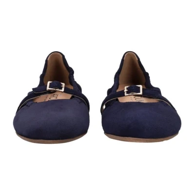 Abbildung von Donna Carolina Riemchenballerina, Damen, Größe: 38, Blau Schuhe