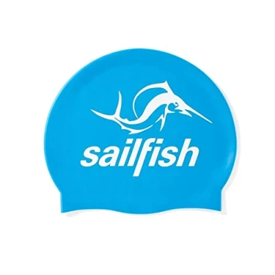 Abbildung von sailfish® Silikon Badekappe 100% aus Silikon, Unisex für Frauen und Männer Weiche &amp; komfortable Schwimmkappe Langlebige Classic Designs