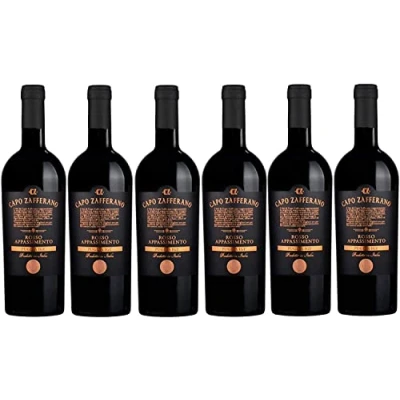 Abbildung von 6 er Vorteilspaket Capo Zafferano Appassimento IGT 2021 Rotwein aus Apulien trocken x 0,75 L