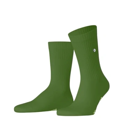 Abbildung von Burlington Herren Socken Bond Street M So Baumwolle einfarbig 1 Paar, Grün Palm Tree 7613, 40 46