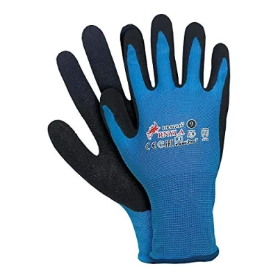 Abbildung von Reis RNYLA_NB9 Dragon Schutzhandschuhe, Blau Schwarz, 9 Größe, 12 Stück