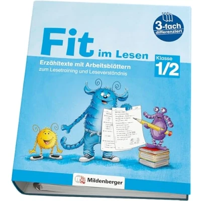 Abbildung von Fit im Lesen Erzähltexte, Klasse 1/2: Erzähltexte mit Arbeitsblättern zum Lesetraining und Leseverständnis: 3 fach differenzierte ... (Fit Lesen: Erzähl Sachtexte)