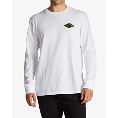 Abbildung von Billabong Crayon Wave Longsleeve für Männer Grün