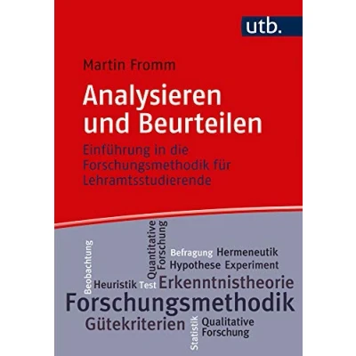 Abbildung von Analysieren und beurteilen: Einführung in die Forschungsmethodik für Lehramtsstudierende