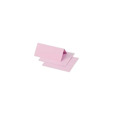 Abbildung von Clairefontaine 75013C Packung mit 25 Tischaufsteller Pollen, 85x80 mm, gefaltet, Bonbonrosa