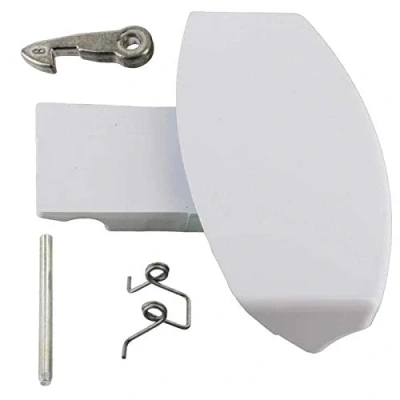Abbildung von SPARES2GO Türgriff Set für Hotpoint Ariston Waschmaschine (weiß)