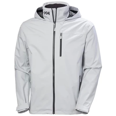 Abbildung von Helly Hansen Herren Crew Hooded Jacke, Grauer Nebel 2.0, 3XL