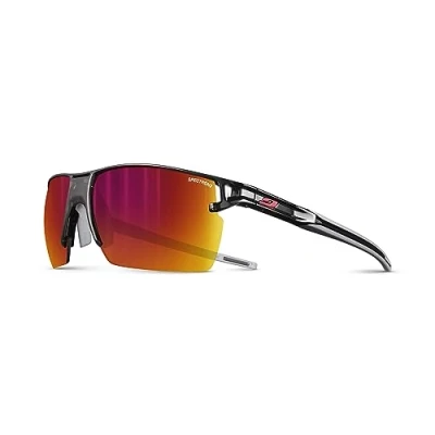 Abbildung von JULBO Outline Unisex Adult Sunglasses, Translucent, Black/Red, One Size