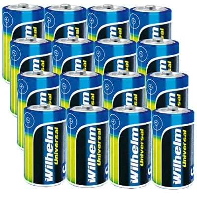 Abbildung von 16 x Wilhelm Universal Baby Alkaline Batterien C LR14 1,5V