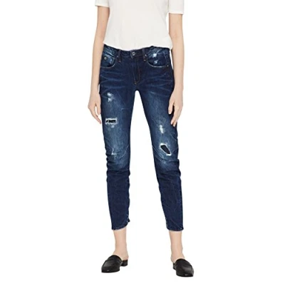 Abbildung von G STAR RAW Damen Arc 3D Low Waist Boyfriend Jeans, Blau (dk aged restored 106 60892 8494 7351), 23W / 30L