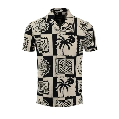 Abbildung von Key Largo MSH Klblock Patterned Hemd, Herren, Größe: Small, Black