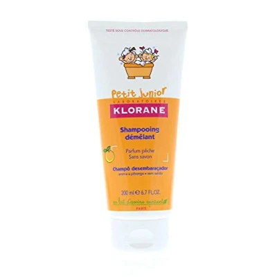 Abbildung von Klorane Petit Junior Shampooing Démêlant Shampoo Pfirsich 200ml
