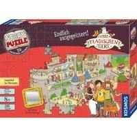 Abbildung von Kosmos Puzzle Story Puzzle: Die Schule der magischen Tiere, Endlich Ausgegeistert!, 200 Puzzleteile, mit Leuchteffekt, Made in Germany