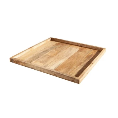 Abbildung von riess ambiente Dekotablett MAKASSAR 50cm natur (1 St), aus Massivholz