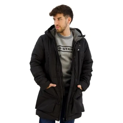 Abbildung von G Star RAW Men&#039;s Whistler Hooded Parka Jackets, Schwarz (dk black D24728 D199 6484), L