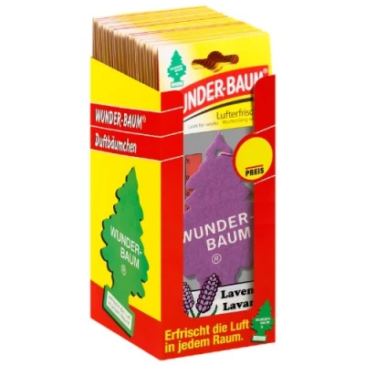Abbildung von WUNDER BAUM 134220/24 Lufterfrischer 24 er Box Lavendel