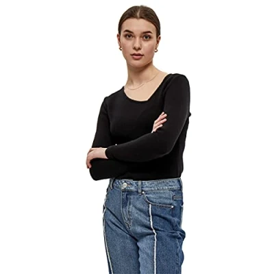 Abbildung von Desires Damen Gabi Bluse, 9000 BLACK, XL