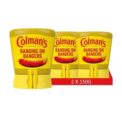 Abbildung von Colman&#039;s Original englischer Senf, English Mustard fein gemahlen in der Tube (2 Stück x 150g))